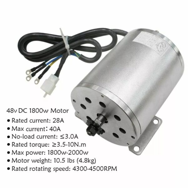 48V 1800W Electric Brushless Motor Controller Battery Kit Ebike Go Kart Quad ATV - Image 6