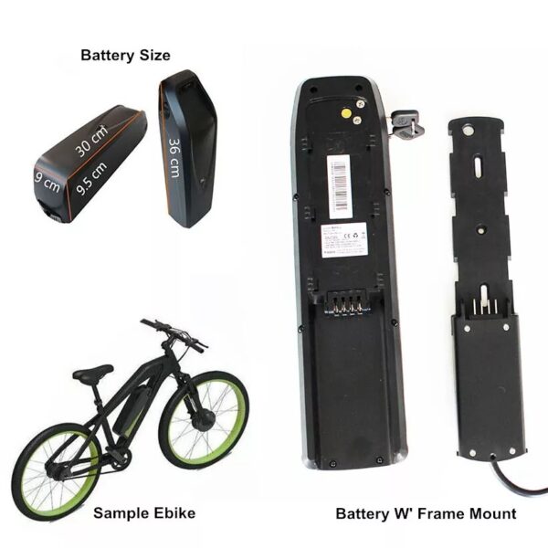 26" 10Ah 350 W Electric Bicycle Conversion E-Bike Front Wheel Kit with Battery - Image 8