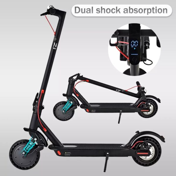 Electric Scooter 900W 40KM/H 50KM Portable Foldable Upgraded Shock Absorption - Image 5