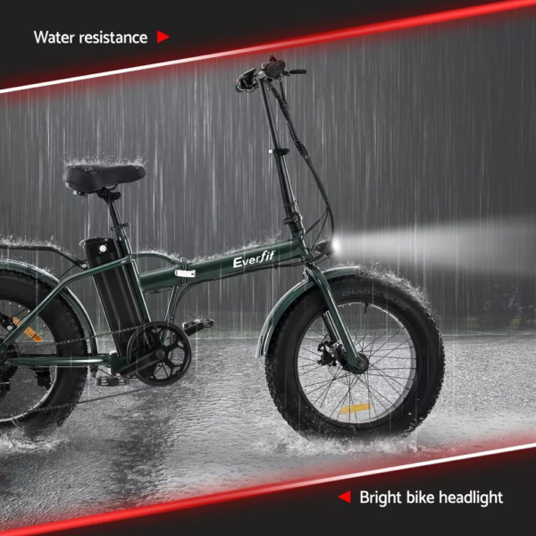 Everfit 20 Inch Folding Electric Bike eBike Urban City Bicycle Rechargeable - Image 6