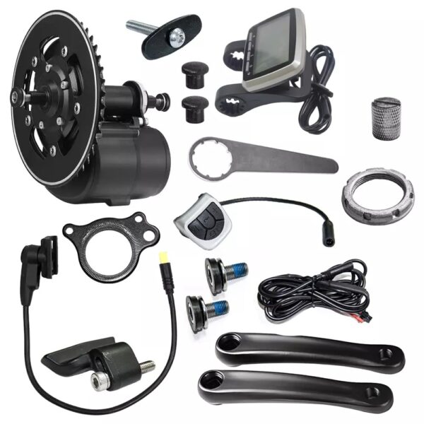 Ebike 250W 36V Electric Bike Conversion Kit Mid Drive Motor with LCD Display - Image 8