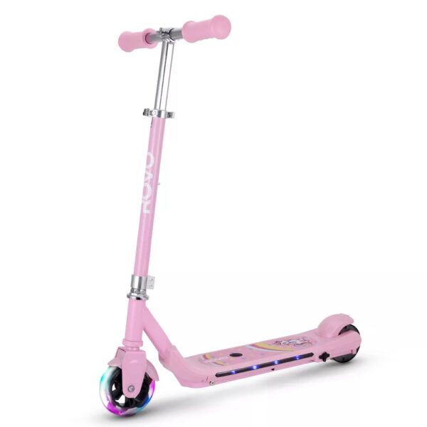 ROVO KIDS WhizKid Electric Scooter Height Adjustable Lithium eScooter Toy Pink - Image 7