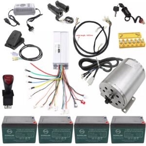 48V 1800W Electric Brushless Motor Controller Battery Kit Ebike Go Kart Quad ATV