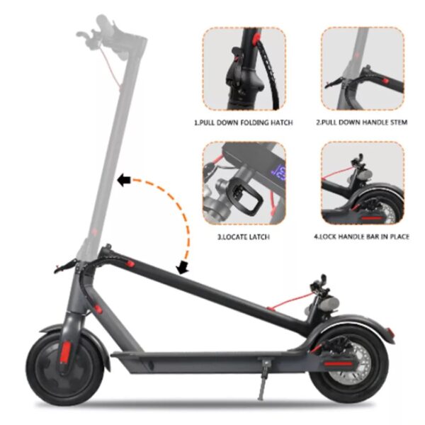 NEW Portable 900W 40KM/H Electric Scooter 50KM Adult Foldable Travel e Bike - Image 8