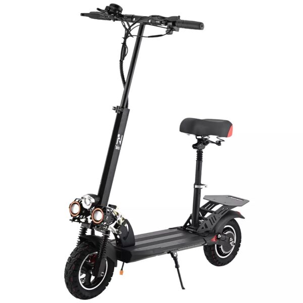 1000W Electric Scooter Off Road 45KM/H Foldable Commuter Adult w/ Seat & Tail - Image 8