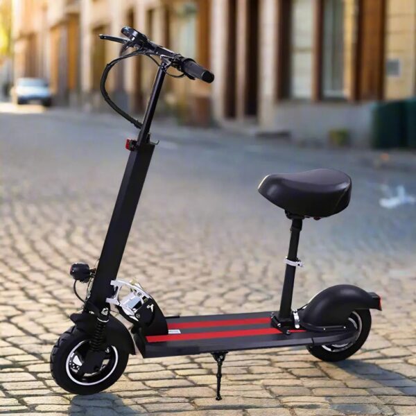 Eeeza 500W 48V 10Ah Foldable Electric Scooter Disc Brake Commuter Bike LCD