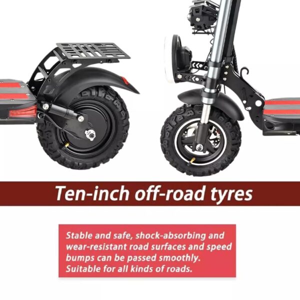 2500W 70KM/H Electric Scooter Portable Off Road Scooter Adult Foldable E-Bike - Image 8
