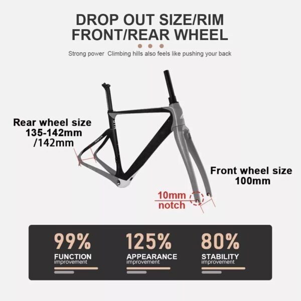 Voilamart 48V 1500W Electric Bicycle Conversion Kit LCD E-Bike 26" Rear Wheel - Image 9