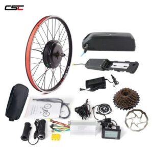 26" Electric Bicycle Motor Conversion Kit 48V 1500W Rear Wheel EBike w/LCD Meter