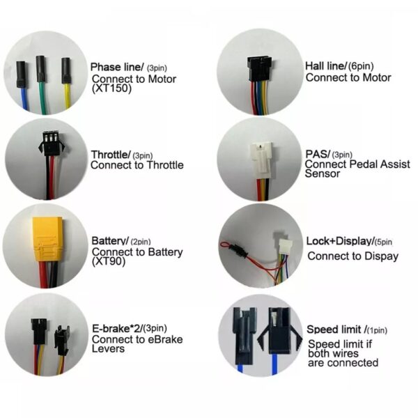 EBike 80A 3000W Motor Controller+ UKC1 Display Kits for Electric Bicycle Bike - Image 2