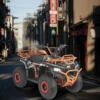 MOVO HE‑K4 500W Electric Quad Bike ATV Orange | 36V 12Ah Lithium Battery Four‑Wheeler, Spring Suspension System, Front Rear Disc Brakes, 6 Inch Wheels, 80KG Max Load - Image 4
