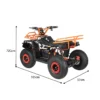 MOVO HE‑K4 500W Electric Quad Bike ATV Orange | 36V 12Ah Lithium Battery Four‑Wheeler, Spring Suspension System, Front Rear Disc Brakes, 6 Inch Wheels, 80KG Max Load - Image 3