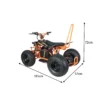 MOVO HE-K5A 500W 36V 12Ah Lithium Battery Quad Bike- Orange - Image 2